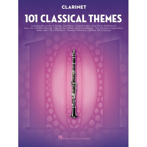 101 Classical Themes For Clarinet (Softcover Book)