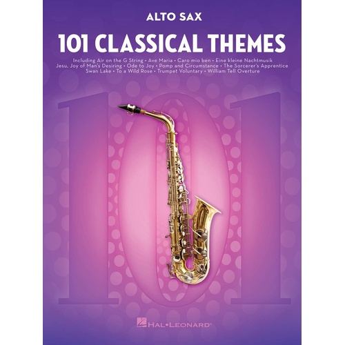 101 Classical Themes For Alto Sax (Softcover Book)