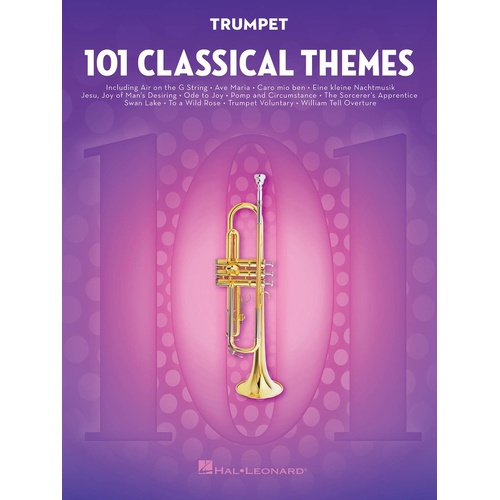 101 Classical Themes For Trumpet (Softcover Book)