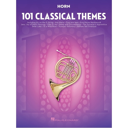 101 Classical Themes For Horn (Softcover Book)