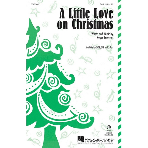 A Little Love On Christmas SAB (Octavo)