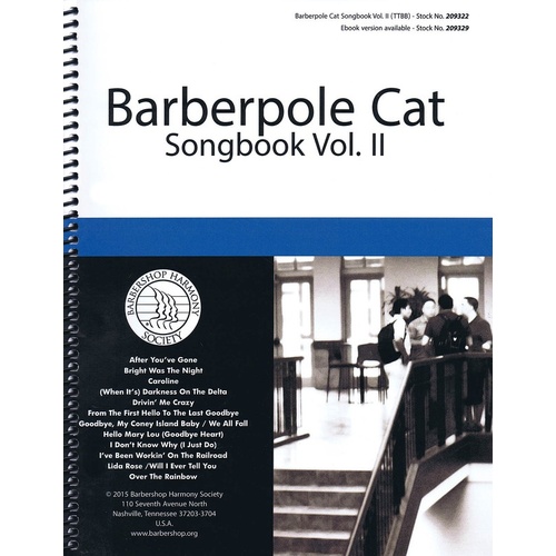 Barberpole Cat Songbook Vol 2 TTBB (Softcover Book)