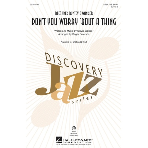 Dont You Worry Bout A Thing VoiceTrax CD (CD Only)