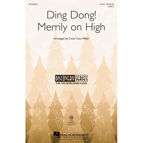 Ding Dong Merrily On High 2 Part (Octavo)