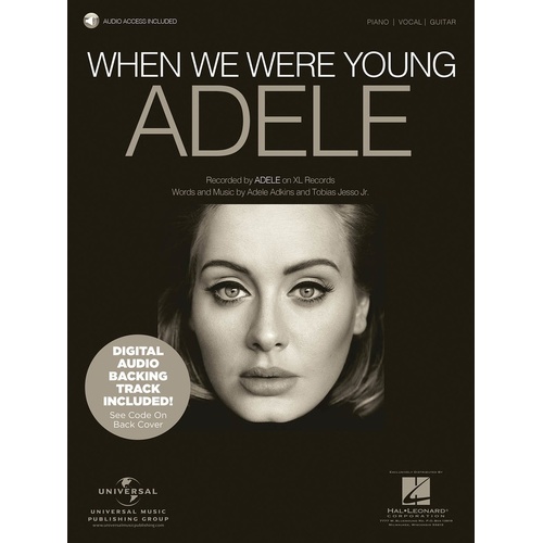 When We Were Young (Single Music Sheet) With Online Audio (Sheet Music/OL Audio)