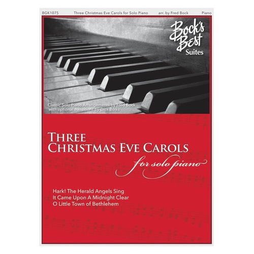 3 Christmas Eve Carols Piano Solo (Softcover Book)