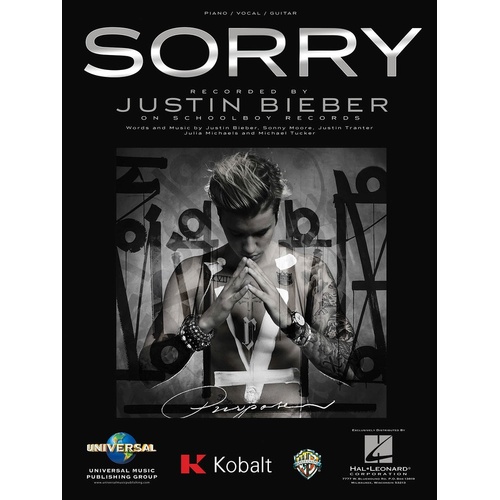 Bieber - Sorry (Single Music Sheet) (Softcover Book)