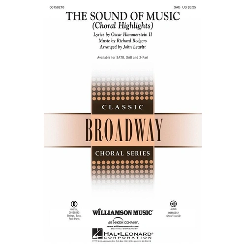 Sound of Music Highlights SAB Choral Medley - 24 Pages, Classic Broadway Choral Series