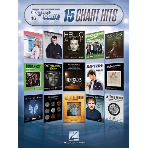 EZ Play 046 15 Chart Hits (Softcover Book)