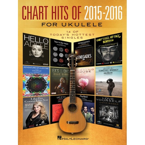 Chart Hits Of 2015-2016 For Ukulele (Softcover Book)