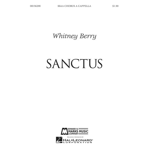Sanctus For SSAA Chorus A Cappella (Octavo)