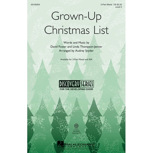 Grown-Up Christmas List VoiceTrax CD (CD Only)