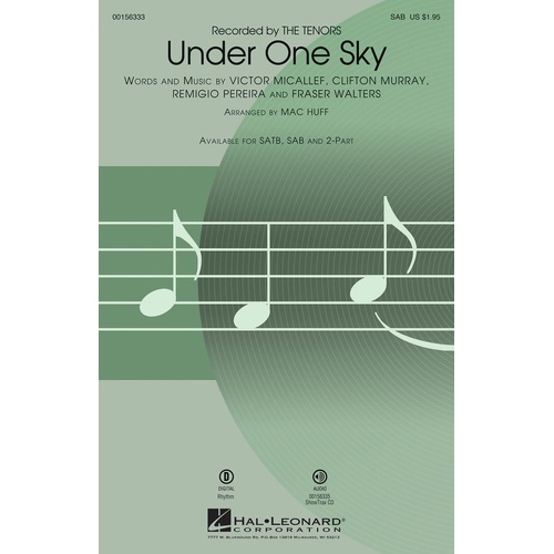 Under One Sky SAB (Octavo)