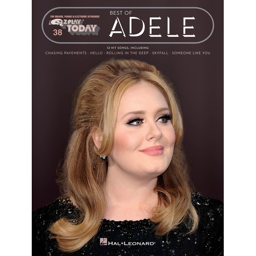 EZ Play 038 Best Of Adele (Softcover Book)