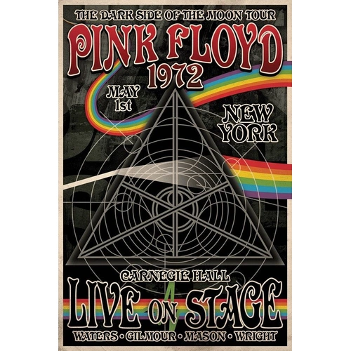 Pink Floyd Dark Side Tour Wall Poster by Aquarius