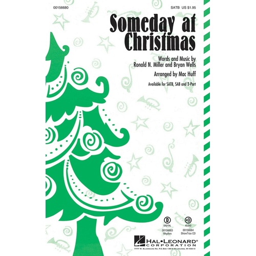 Someday At Christmas SATB (Octavo)