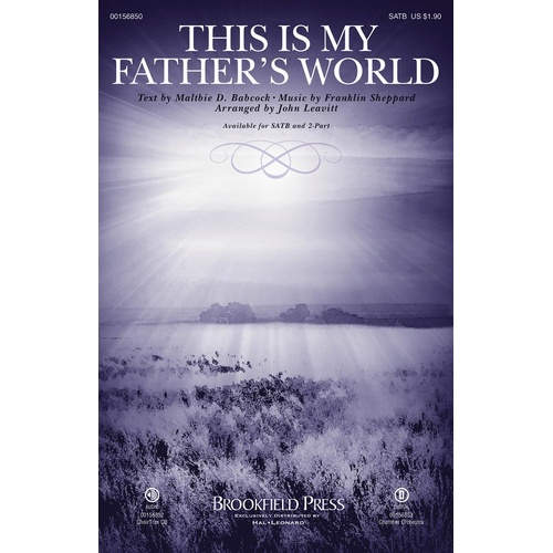 This Is My Fathers World Chamber Orch Accomp Score/Parts