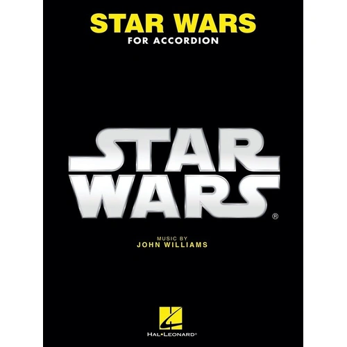 Star Wars for Accordion Songbook by Hal Leonard, 40 Pages, Includes 12 Arrangements by John Williams