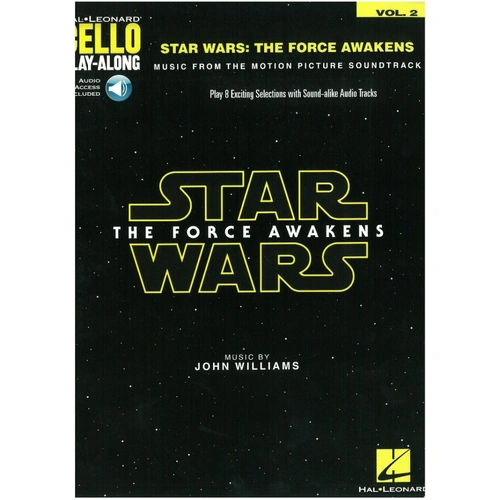 Star Wars: The Force Awakens Cello Play-Along V2 BK/OLA by Hal Leonard