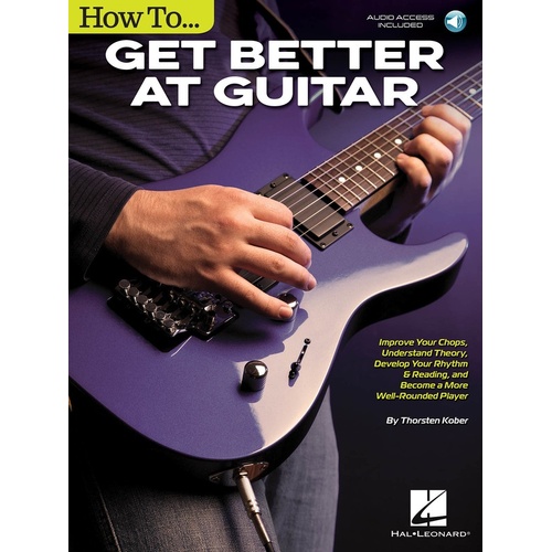 How To Get Better At Guitar Book/Online Audio (Softcover Book/Online Audio)