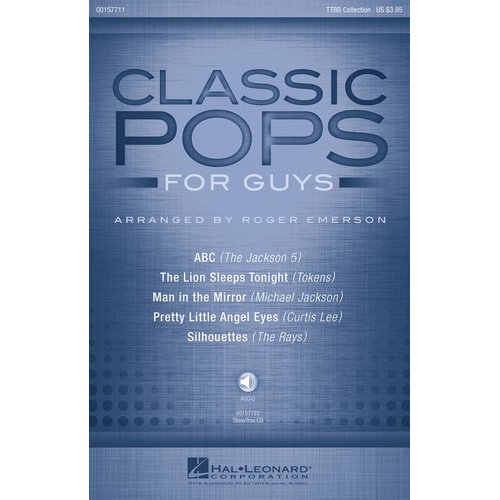 Classic Pops For Guys ShowTrax CD (CD Only)