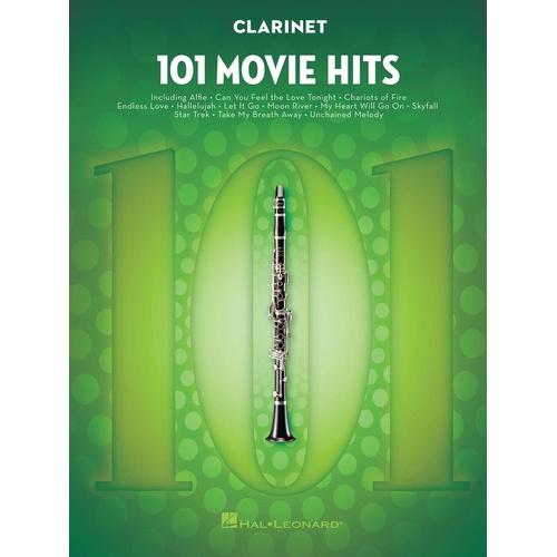 101 Movie Hits For Clarinet 