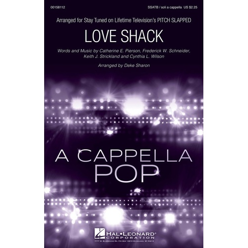 Love Shack SSATB/Solo A Cappella (Octavo)