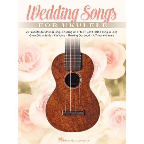 Wedding Songs For Ukulele (Softcover Book)