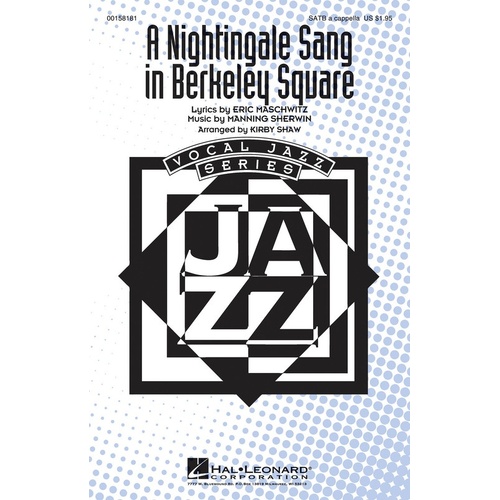 A Nightingale Sang In Berkeley Square SATB A Cappella (Octavo)