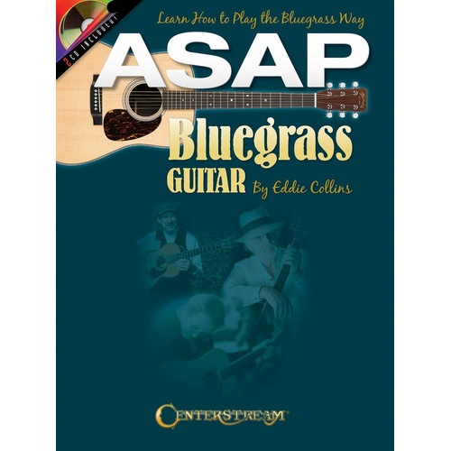 ASAP Bluegrass Guitar Book/2CD (Softcover Book/CD)