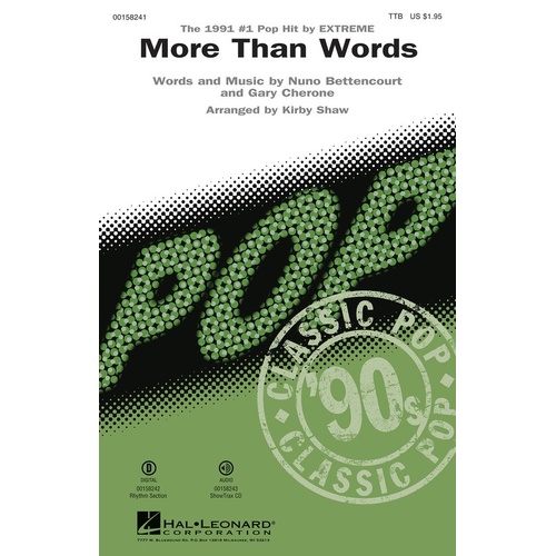 More Than Words ShowTrax CD (CD Only)