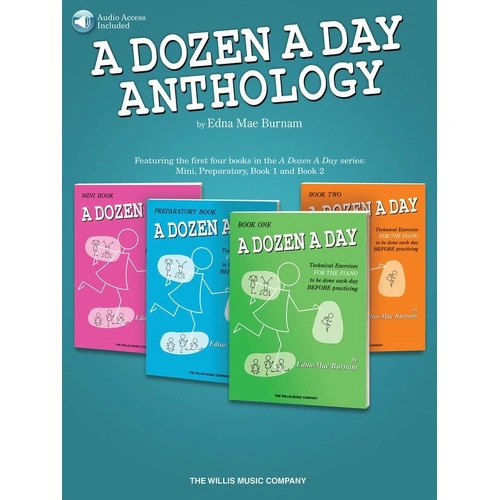A Dozen A Day Anthology BK/OLA - Piano Technique Series