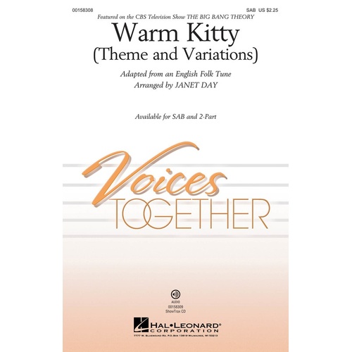 Warm Kitty ShowTrax CD (CD Only)