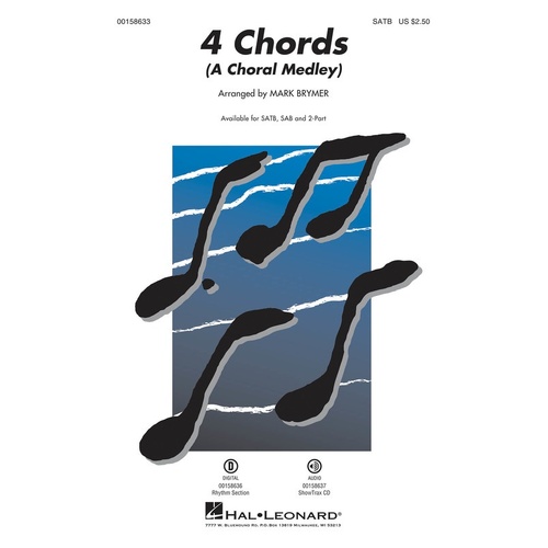 4 Chords (A Choral Medley) 2 Part (Octavo)