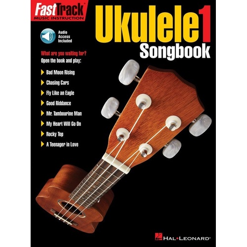 FastTrack Ukulele Songbook Level 1 by Hal Leonard - 24 Pages