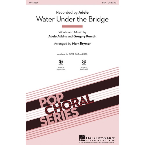 Water Under The Bridge SSA (Octavo)