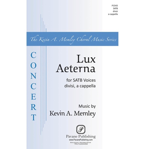 Lux Aeterna SATB Divisi A Cappella (Octavo)