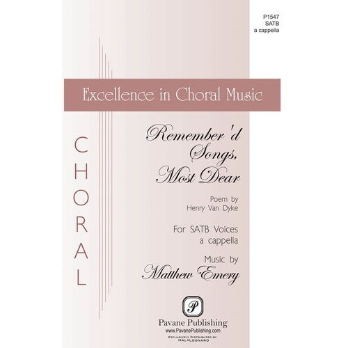 Rememberd Songs Most Dear SATB (Octavo)