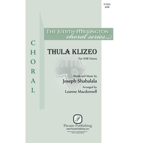 Thula Klizeo SAB (Octavo)