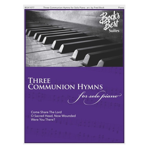 3 Communion Hymns For Solo Piano (Softcover Book)