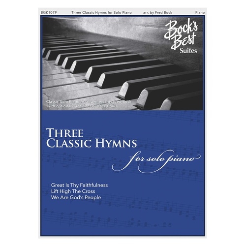 Bock - 3 Classic Hymns For Solo Piano (Softcover Book)