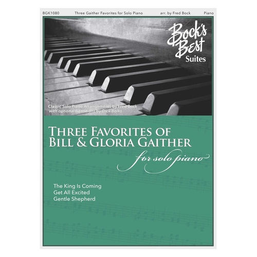 3 Favorites Of Bill and Gloria Gaither Piano (Softcover Book)