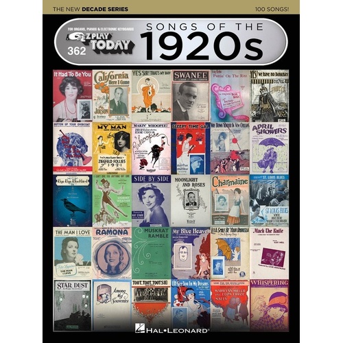 Songs of the 1920s - New Decade Series EZ Play 362