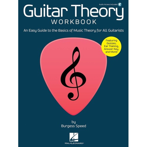 Guitar Theory Workbook by Hal Leonard - 96 Pages, Beginner's Guide to Music Theory for Guitar