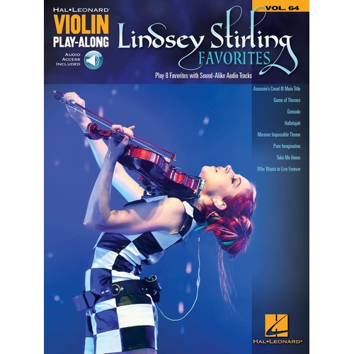 Lindsey Stirling Favorites Violin Playalong V64 Book/Online Audio (Softcover Book/Online Audio)