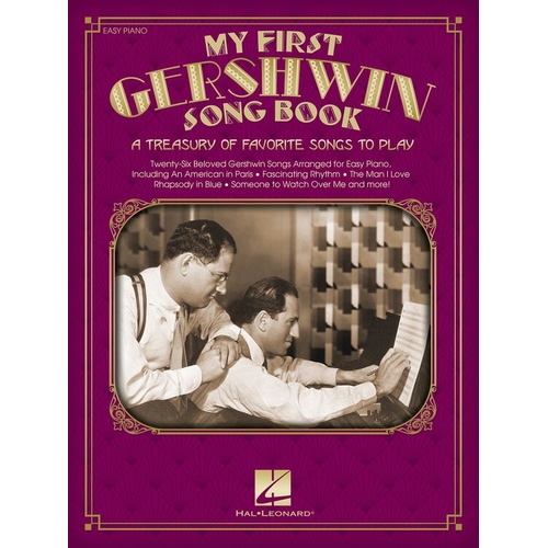 My First Gershwin Songbook Easy Piano (Softcover Book)