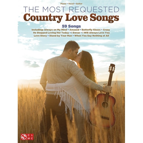 Most Requested Country Love Songs PVG (Softcover Book)