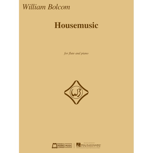 Bolcom - Housemusic For Flute/Piano (Softcover Book)