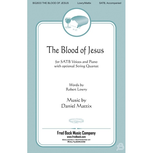 Blood Of Jesus SATB (Octavo)