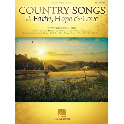 Country Songs Of Faith Hope and Love PVG 2nd Edition (Softcover Book)